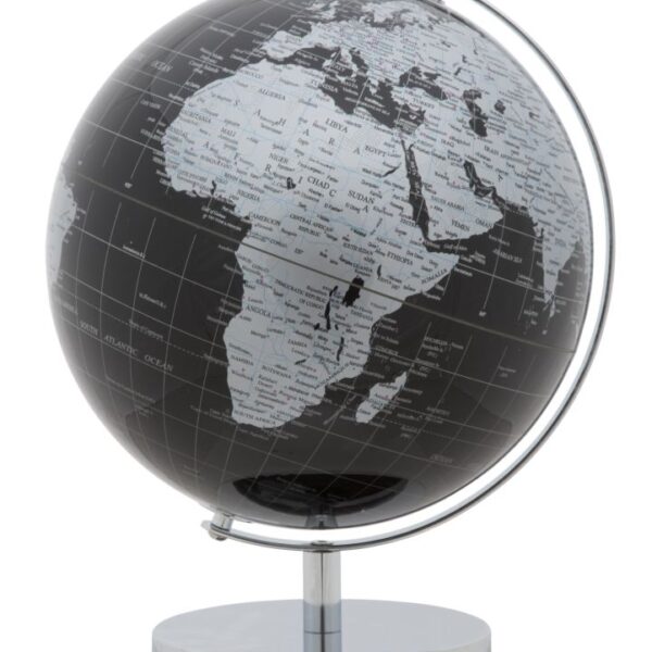 Mappamondo Black Cm Ø 25X34
