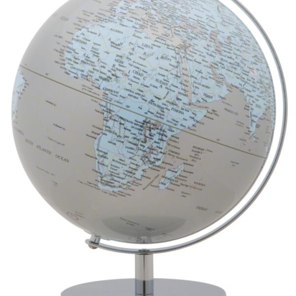 Mappamondo Silver Cm Ø 25X34