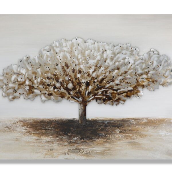 Dipinto Su Tela Albero Alluminium -A-Cm 120X3,8X80