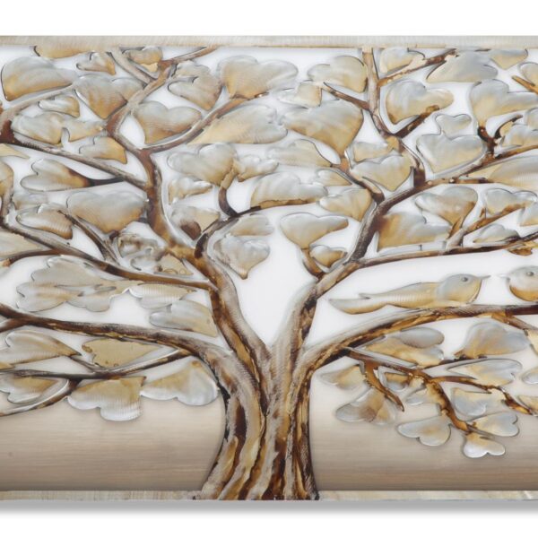 Dipinto Alluminio Albero -A-Cm 120X3,8X60