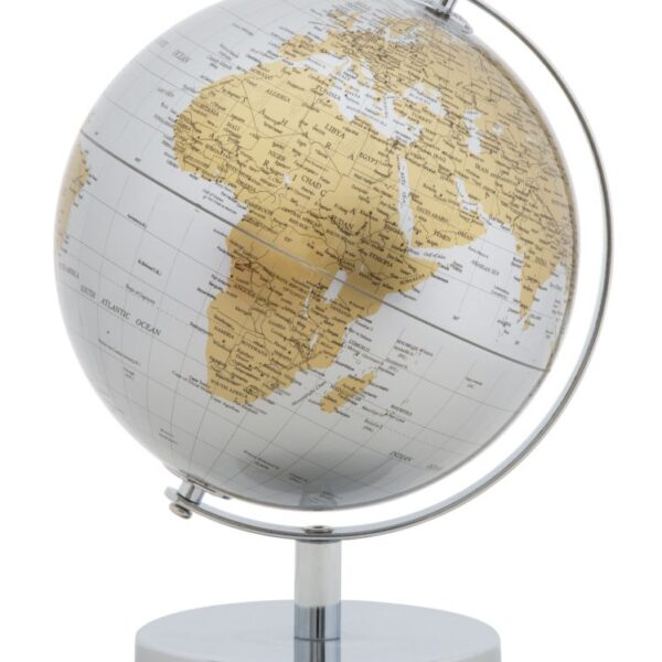 Mappamondo Silver New Cm Ø 20X28