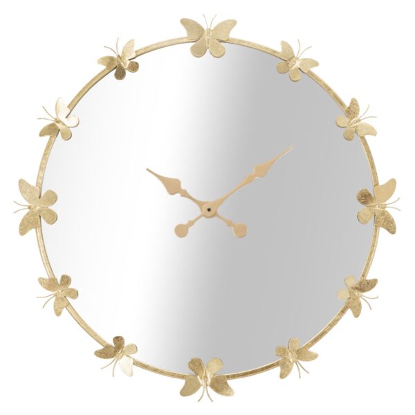Orologio Glam Butterfly Cm Ø 75X4,5 (Specchio Cm Ø 64)