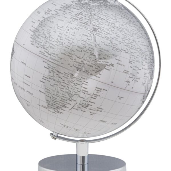 Mappamondo White Cm Ø 25X34