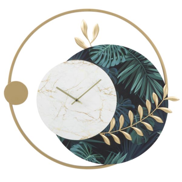 Orologio Da Muro Roundy Green Cm 60X4,5X65
