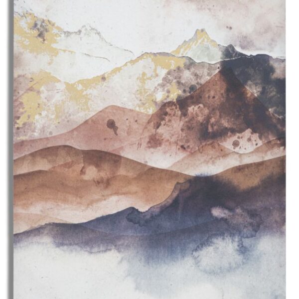 Stampa Dipinta Brown Mountain Cm 80X3X120