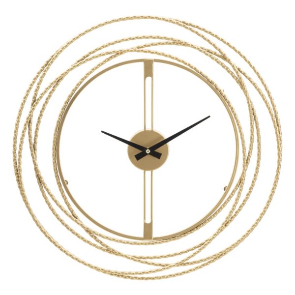 Orologio Da Muro Gold Strips Cm Ø 50X4