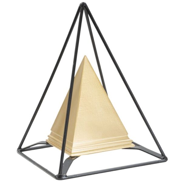 Piramide Gold C/Ferro Cm 15X15X21