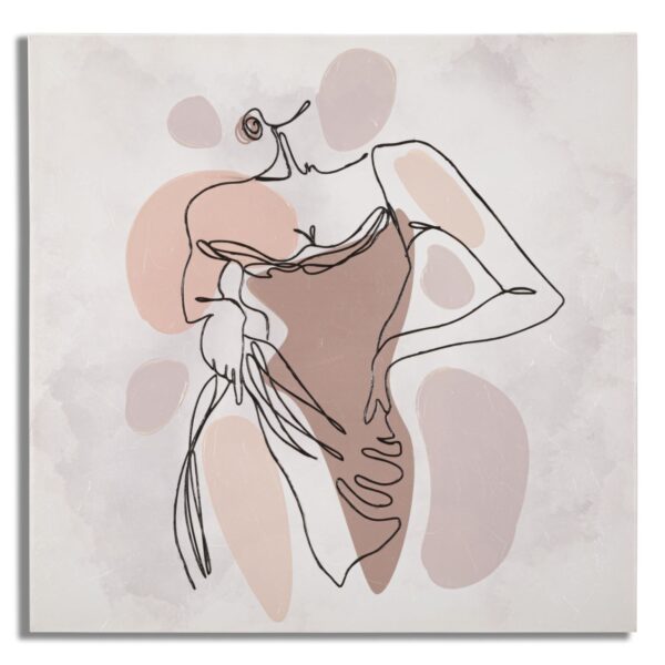 Stampa Dipinta Lady Cm 80X2,8X80