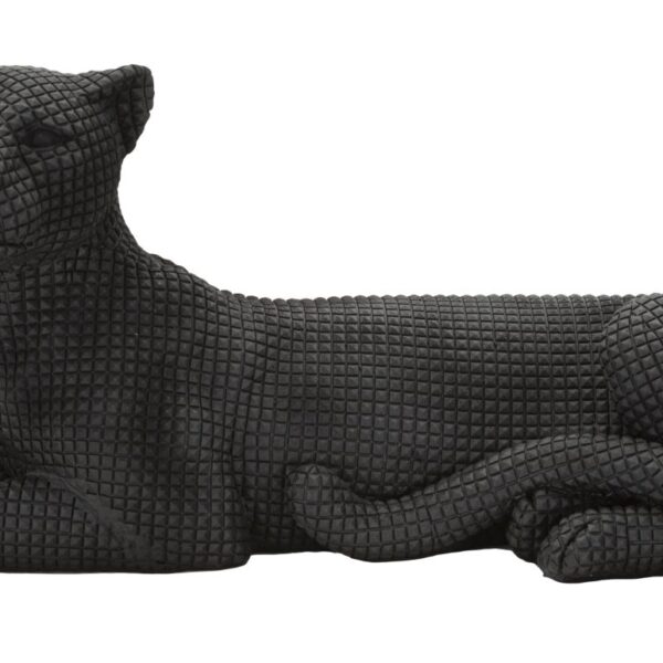 Leopardo Sdraiato Nero Cm 38X12,5X15,3