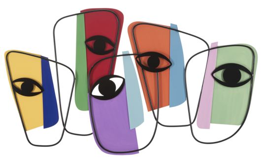 Pannello da muro Eyes -B- cm 120X2X72