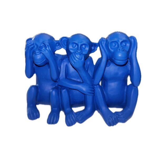 Tris scimmiette Blue