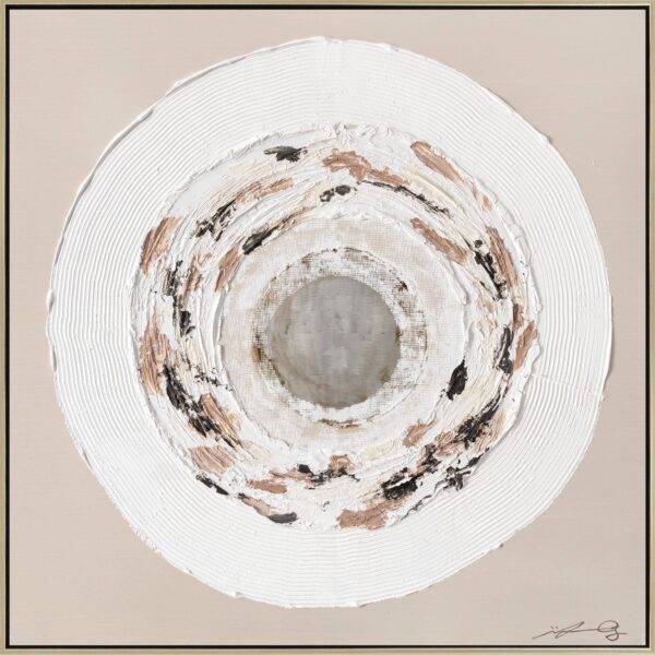 Quadro in tela con cornice 80x80cm