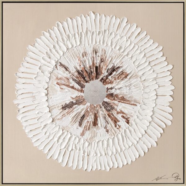 Quadro in tela con cornice 80x80cm