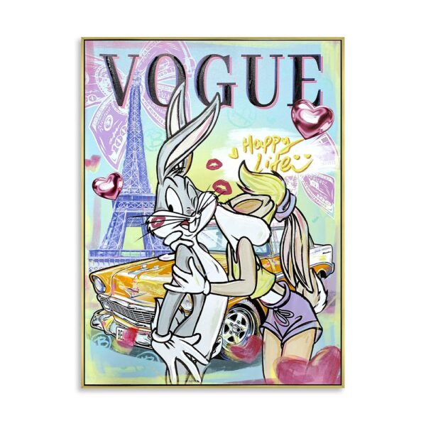 Quadro Bugs Bunny in love