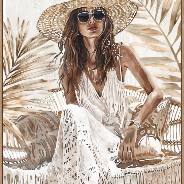 Quadro in tela con cornice 80x120cm