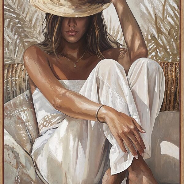 Quadro in tela con cornice 60x90cm