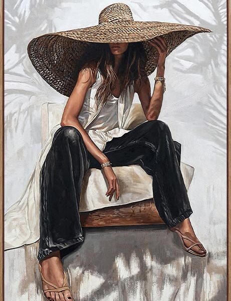 Quadro in tela con cornice 70x100cm