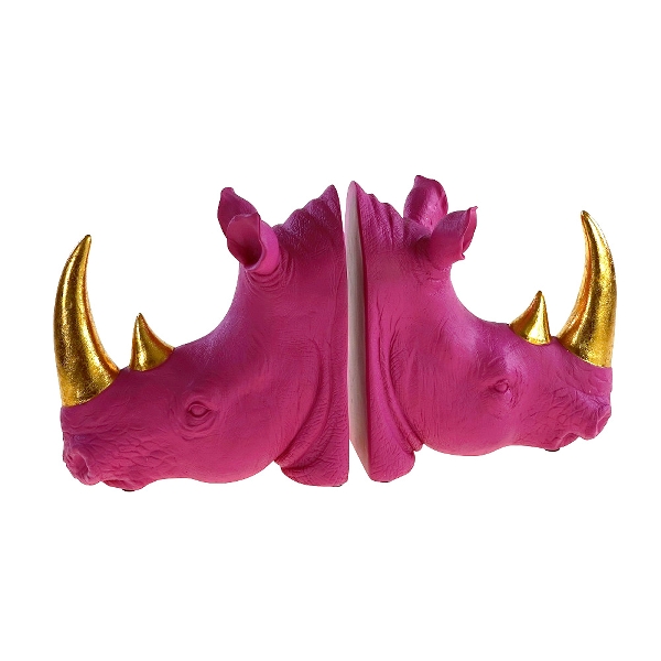 S/2 Rinoceronte con il Fermo del Libro, magenta