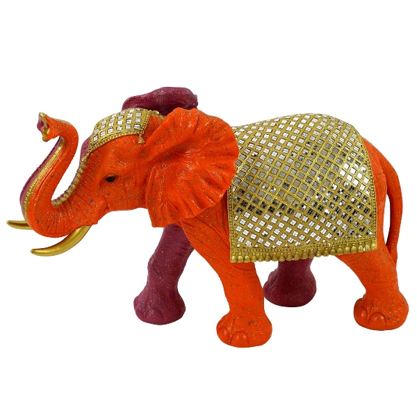 Elefante, arancionerosa