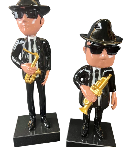 Scultura I Fratelli Musicisti del Blues