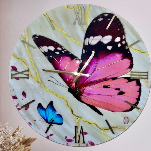 Orologio da parete butterfly