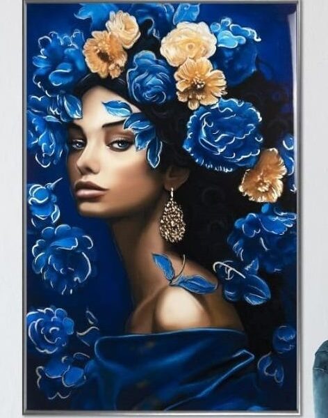 Quadro Blue Rose