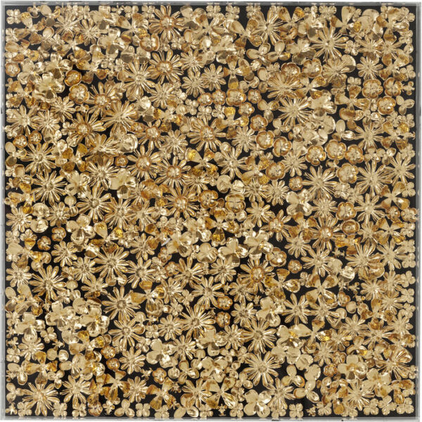 Cornice decorativa Gold Flower 120x120cm