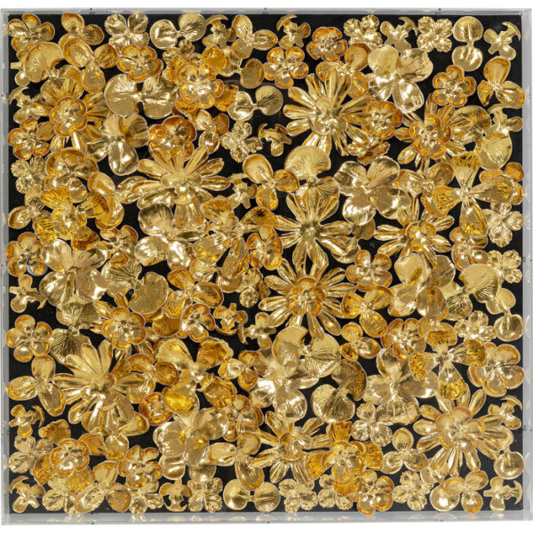 Cornice decorativa Gold Flower 60x60cm