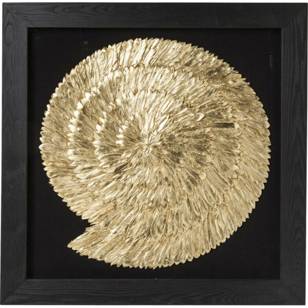Cornice decorativa Golden Snail 120x120cm
