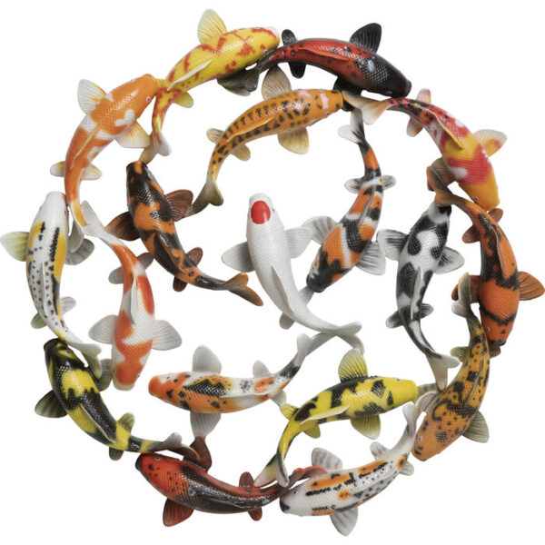 Decorazione da parete School of Koi Colore Ø102cm