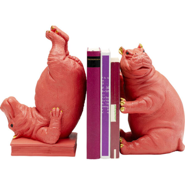 Fermalibro Hippo rosa