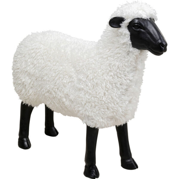 Figura decorativa Bathilde bianco 73cm