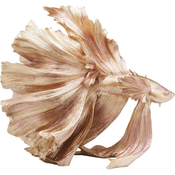 Figura decorativa Betta Fish oro