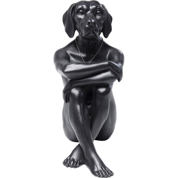 Figura decorativa Gangster Dog nero