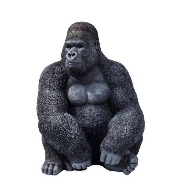 Figura decorativa Monkey Gorilla Side XL nero 76cm