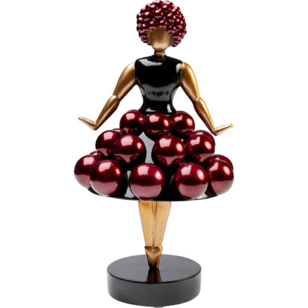 Figura decorativa Primaballerina Pom viola 35cm