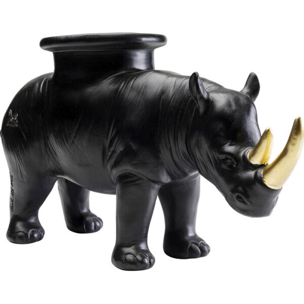 Figura decorativa Rhino Nero 41cm