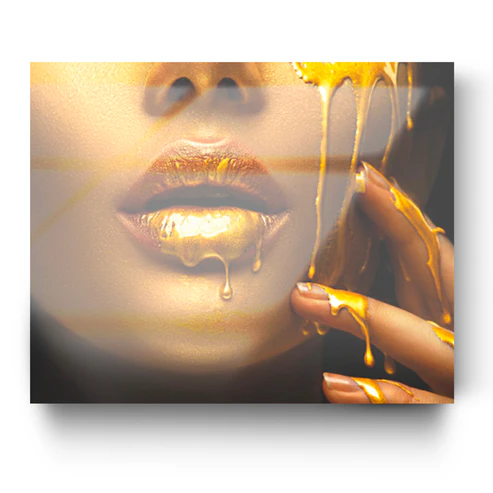 Quadro in vetro GOLDEN CRY