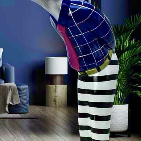 Scultura Welcome Blue Man