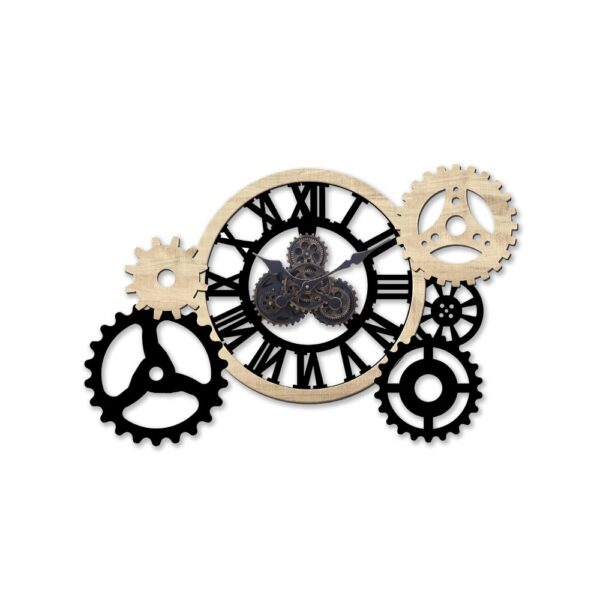 Orologio Ingranaggi da Parete 105x65 cm