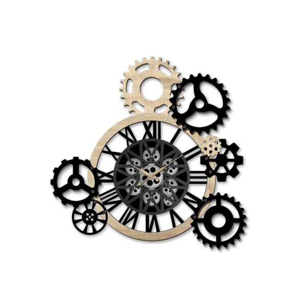 Orologio Ingranaggi da Parete 60x60 cm