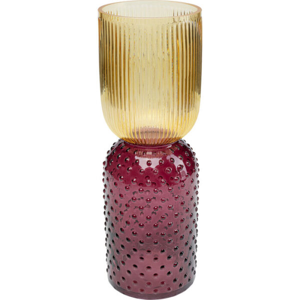 Vaso Marvelous Duo giallo lila 38cm