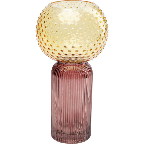 Vaso Marvelous Duo giallo lila 31cm
