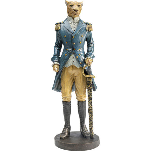 Figura decorativa Sir Leopard Standing 43cm