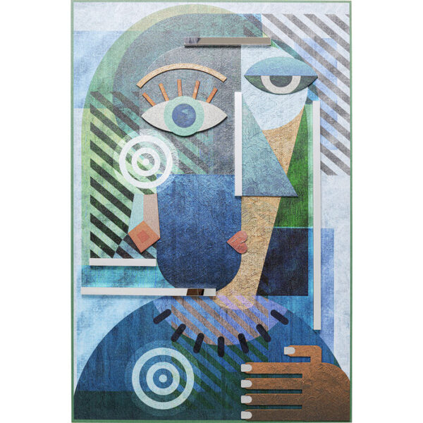 Quadro decorativo Geometric Woman 100x150cm