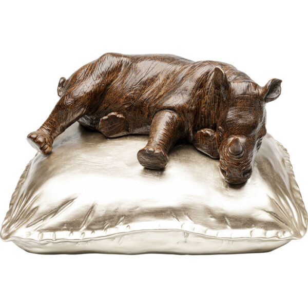 Figura decorativa Sleeping Rhino 37cm
