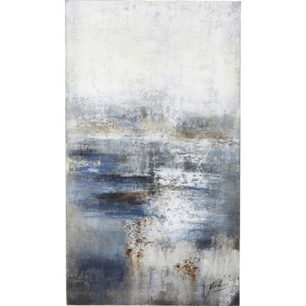Dipinto ad acrilico Abstract Into The Night 120x21