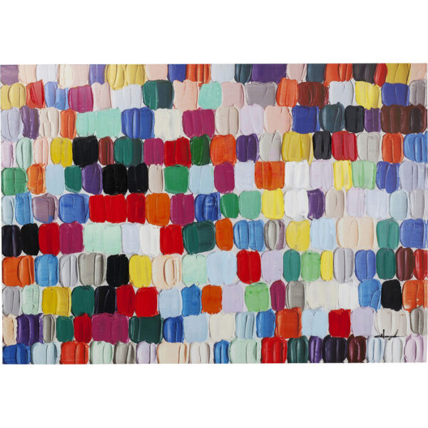 Quadro Touched Colorful Dots 200x140cm