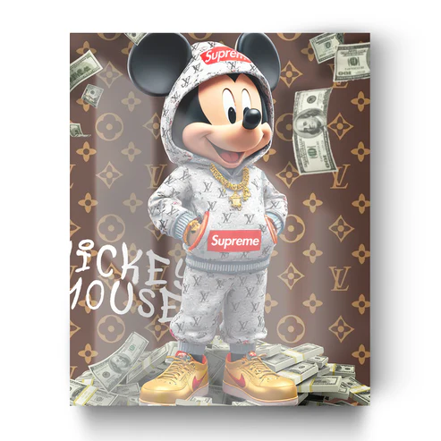 Quadro in vetro MICKY LV MOUSE