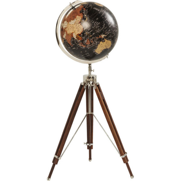 Mappamondo decorativo Earth nero